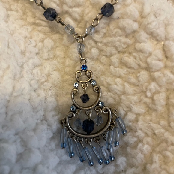 Blue Crystal Jewellery set - Picture 3 of 4